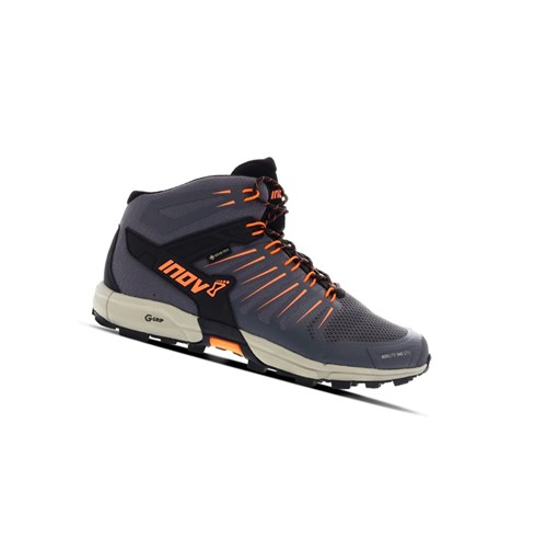 Bottes Randonnée Inov-8 Roclite G 345 Gtx Homme Grise Orange | 6802-ZCSPE