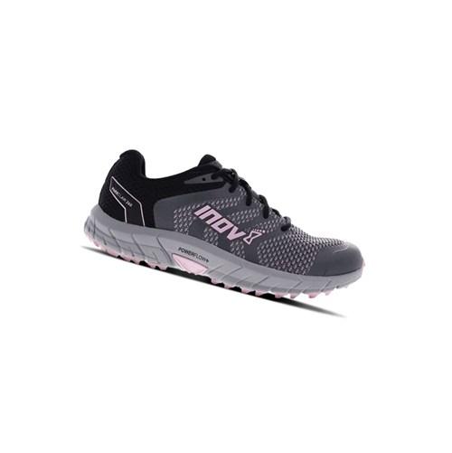 Chaussures De Course De Parc Inov-8 Parkclaw 260 Knit Femme Grise Noir Rose | 9086-QTPFX